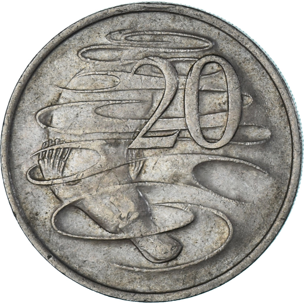 Moeda, Austrália, 20 Cents, 1974