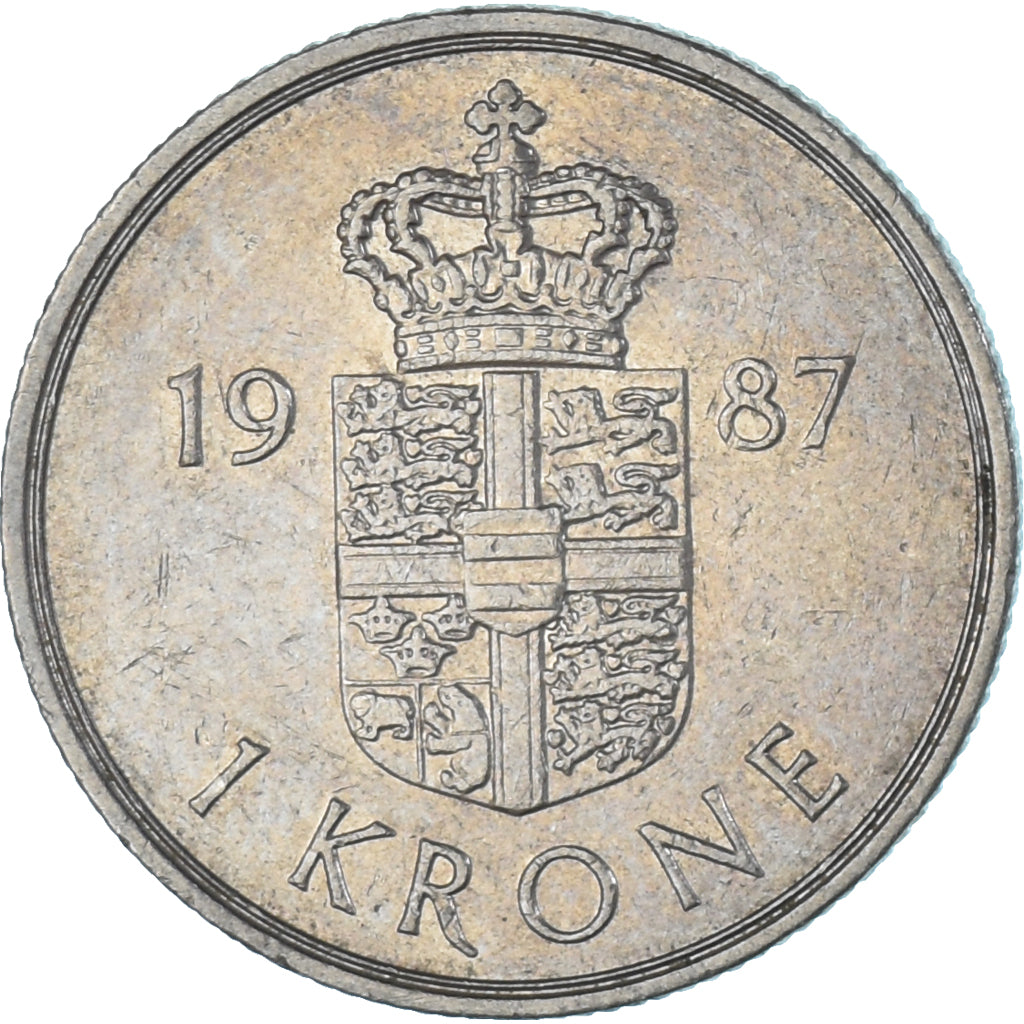Monnaie, Danemark, Krone, 1987