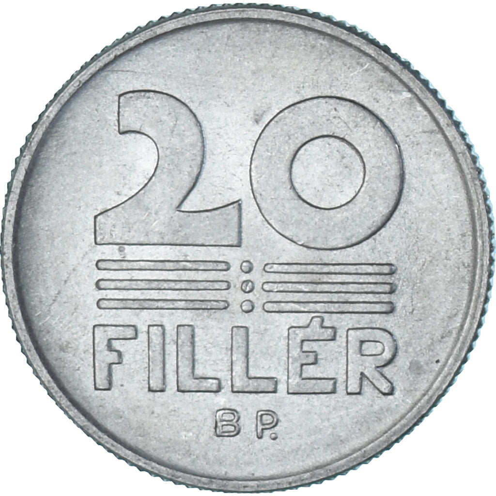 Moneta, Ungheria, 20 Fillér, 1989