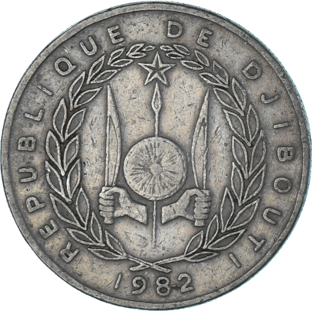 Münze, Dschibuti, 50 Francs, 1982