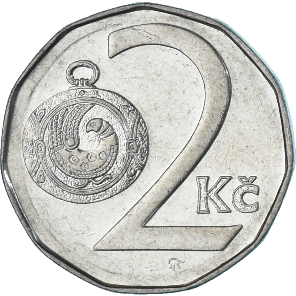 Moneta, Czechy, 2 Koruny, 1997
