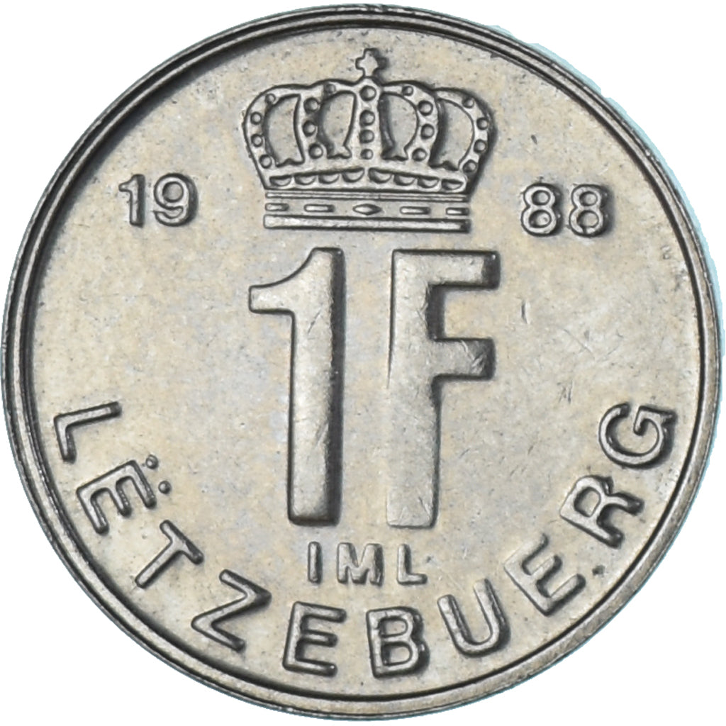 Monnaie, Luxembourg, Franc, 1988