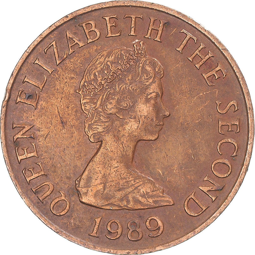 Münze, Jersey, 2 Pence, 1989