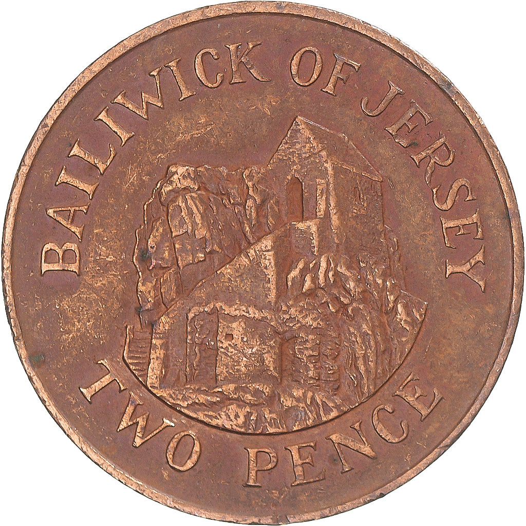 Münze, Jersey, 2 Pence, 1989
