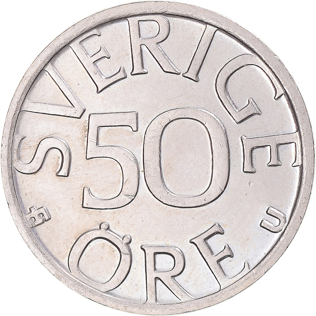 Moneda, Suecia, 50 Öre, 1978