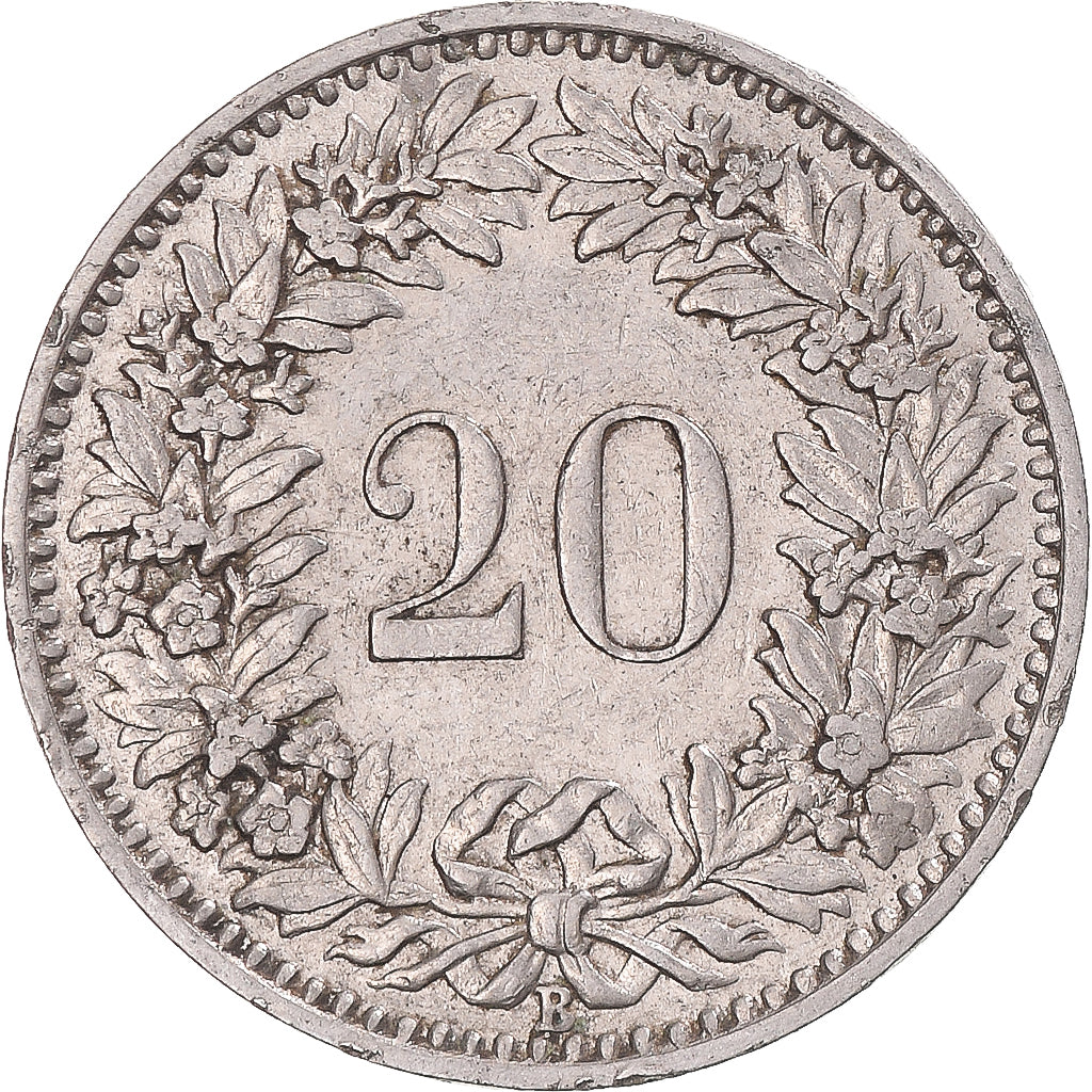 Coin, Switzerland, 20 Rappen, 1921