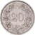 Coin, Switzerland, 20 Rappen, 1921