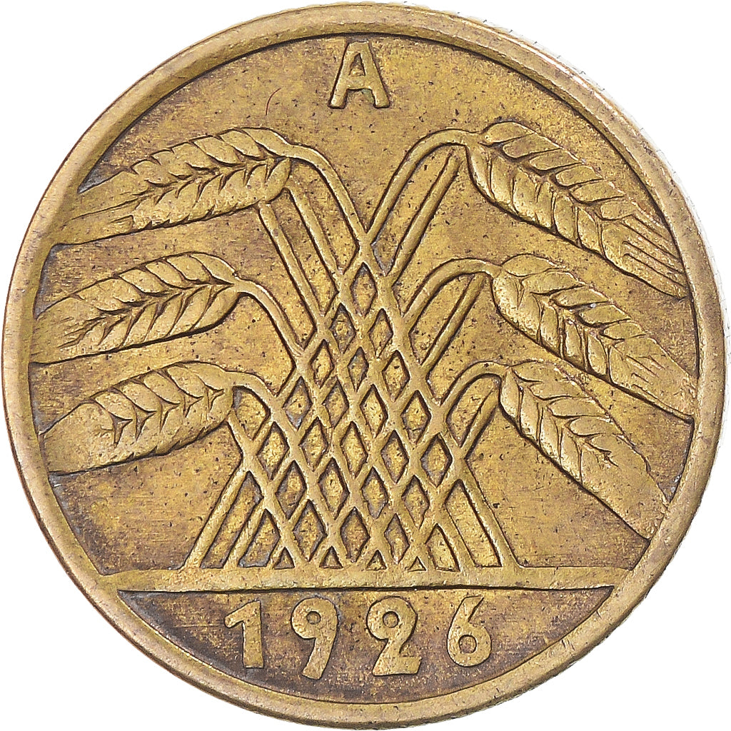 Moneta, Niemcy, 5 Reichspfennig, 1926