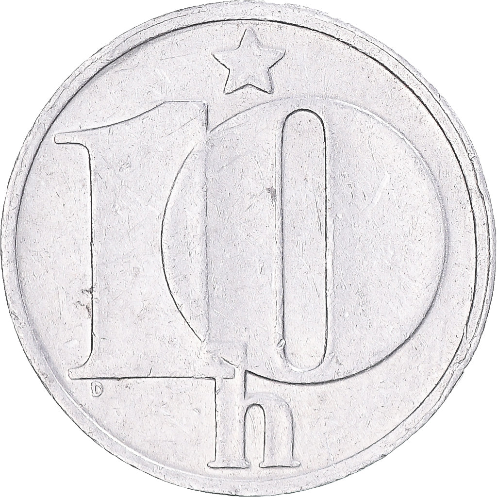Monnaie, Tchécoslovaquie, 10 Haleru, 1978
