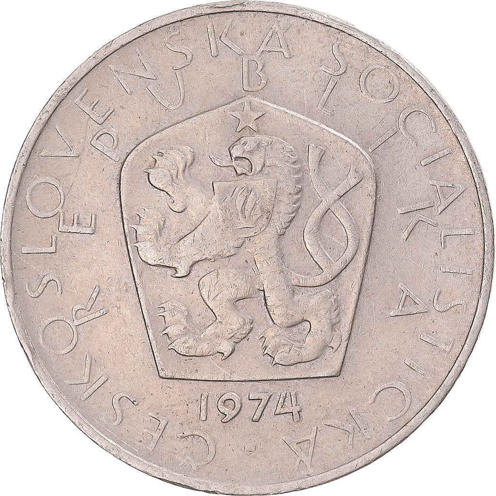 Moneta, Czechosłowacja, 5 Korun, 1974