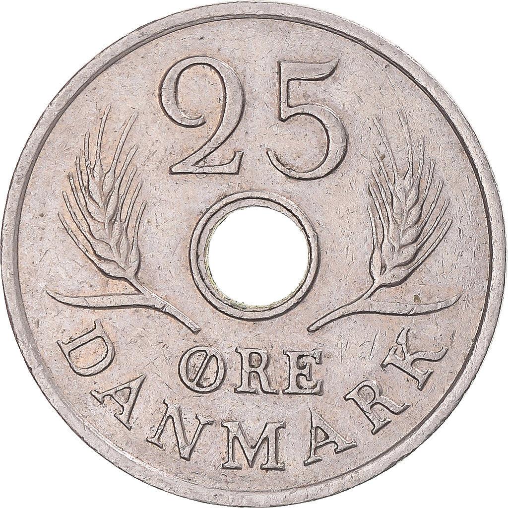 Moneta, Dania, 25 Öre, 1968
