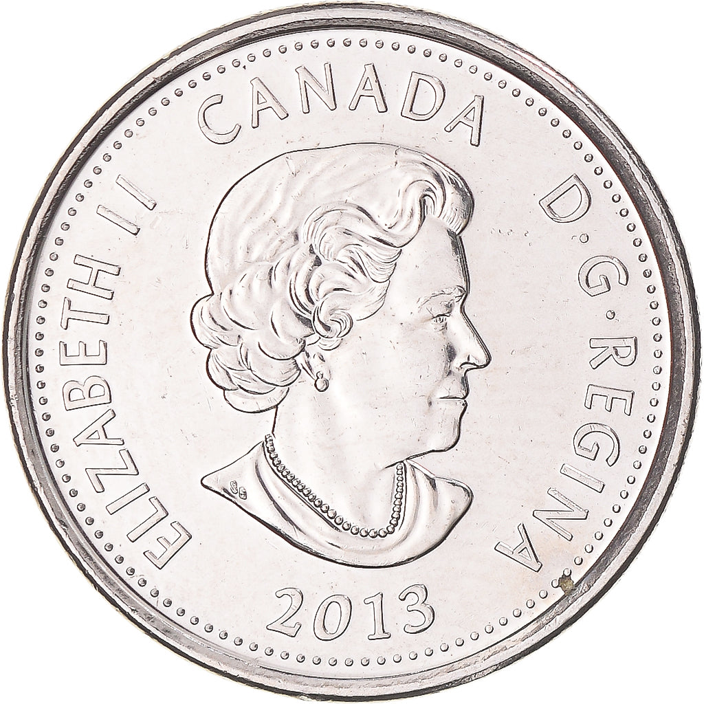 Coin, Canada, 25 Cents, 2013