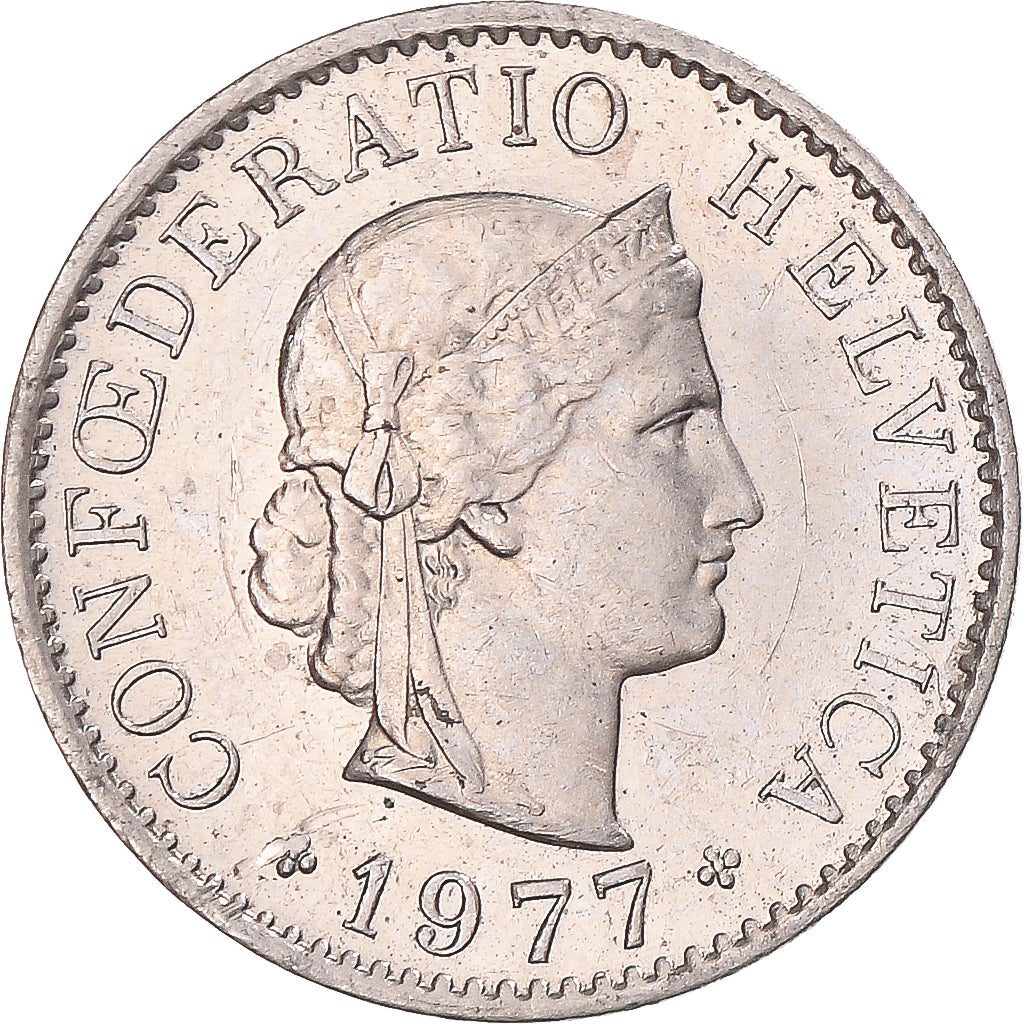 Coin, Switzerland, 5 Rappen, 1977