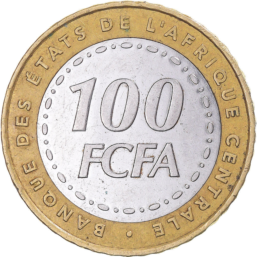 Moneta, Państwa Afryki Środkowej, 100 Francs, 2006