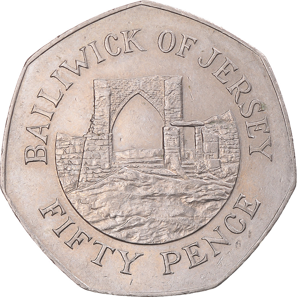 Monnaie, Jersey, 50 Pence, 1988