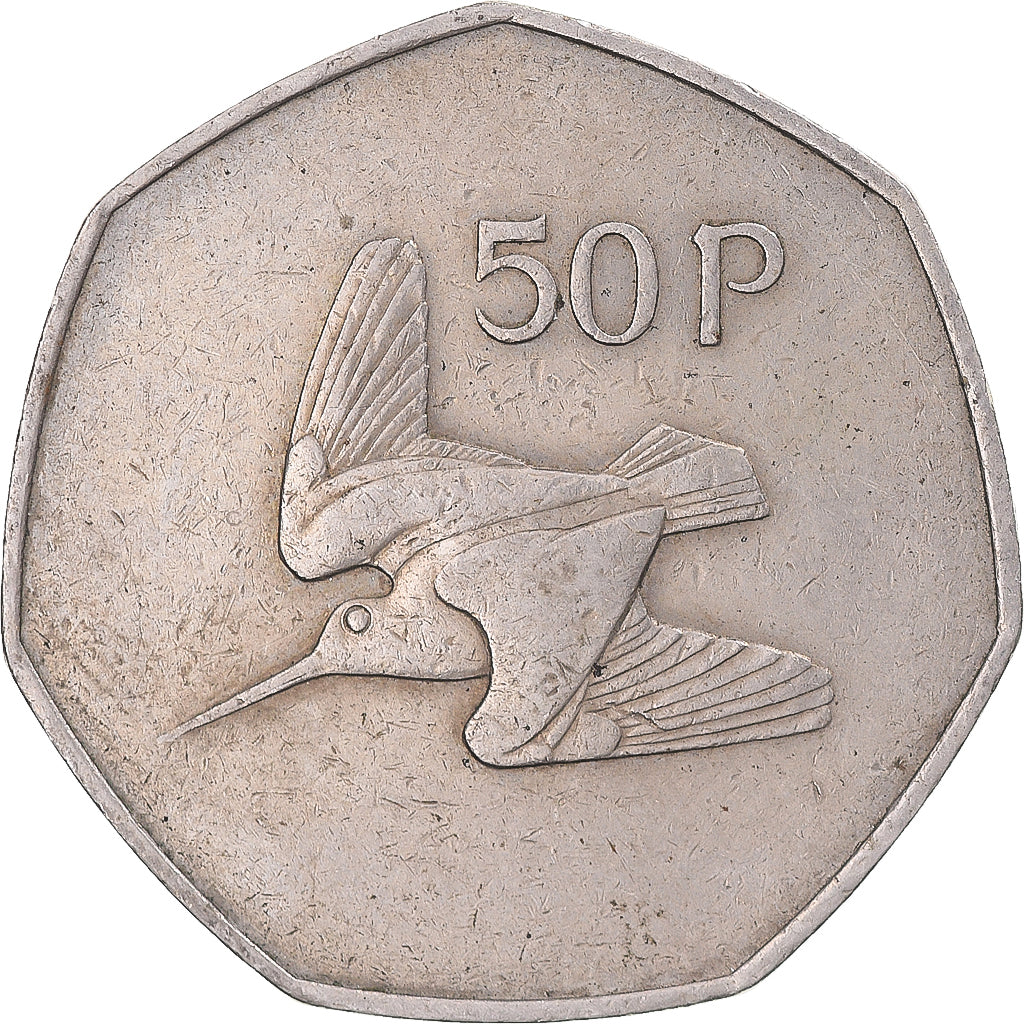 Moneta, Irlanda, 50 Pence, 1970