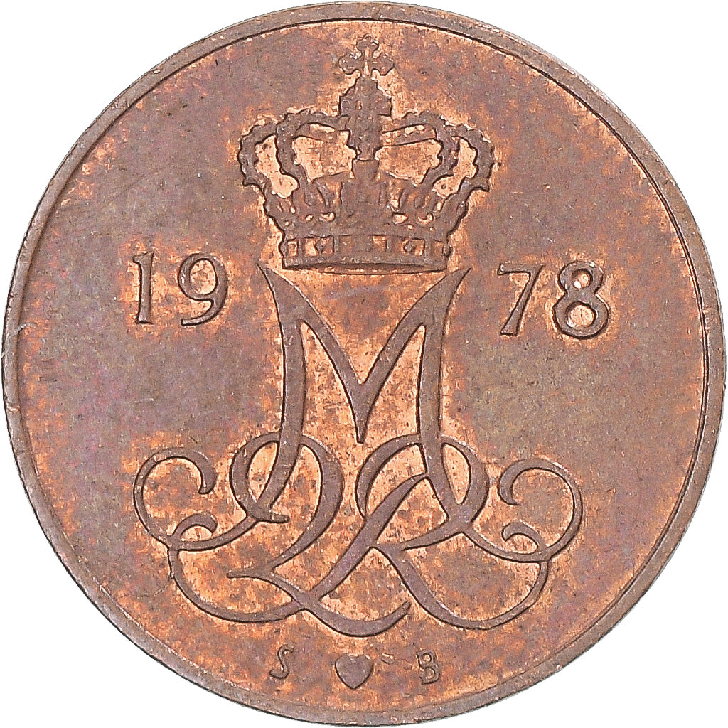 Moneta, Danimarca, 5 Öre, 1978