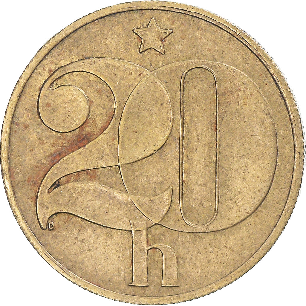 Monnaie, Tchécoslovaquie, 20 Haleru, 1983