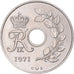 Moneda, Dinamarca, 25 Öre, 1971