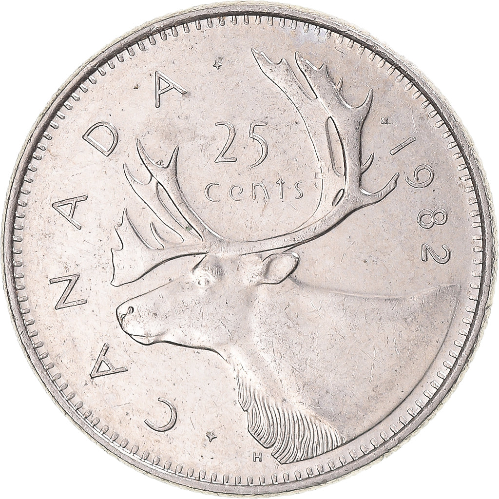 Monnaie, Canada, 25 Cents, 1982