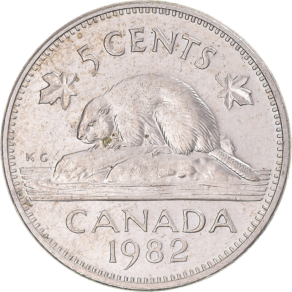 Moneta, Canada, 5 Cents, 1982