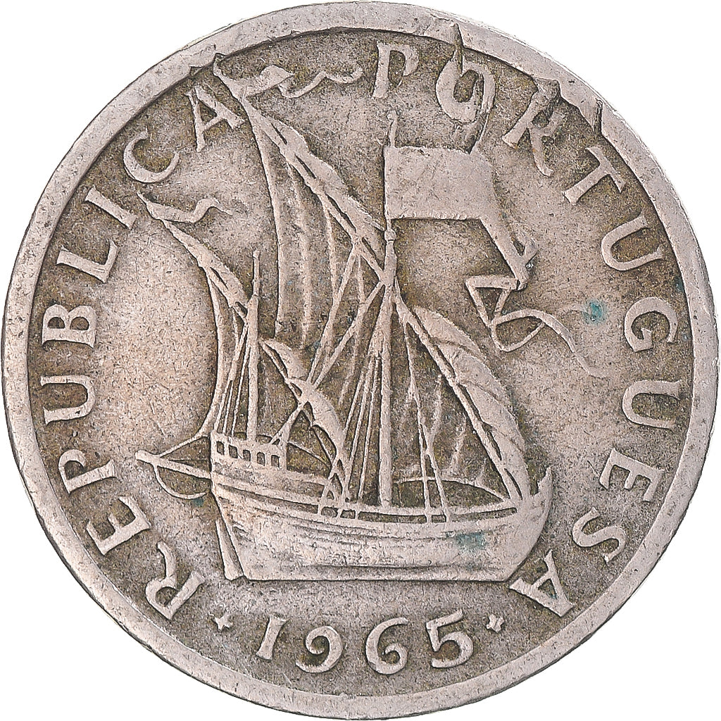 Monnaie, Portugal, 5 Escudos, 1965