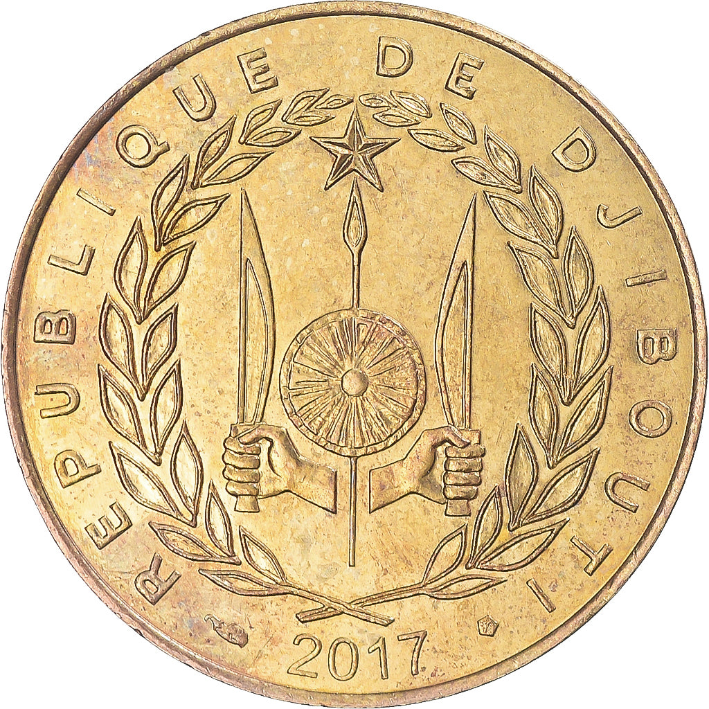 Moeda, Djibuti, 20 Francs, 2017
