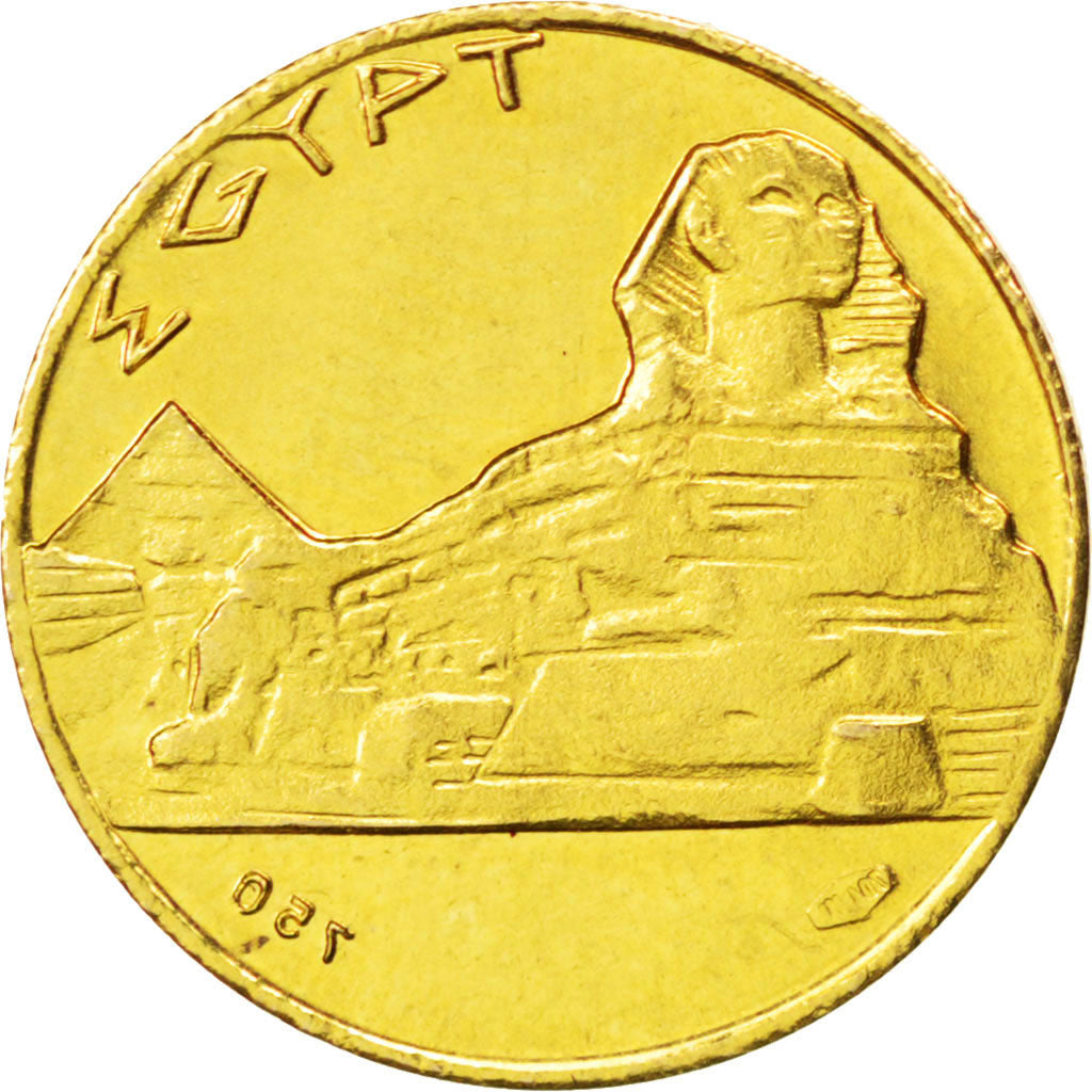 Egypt, Medal, MS(63), Gold, 1.46