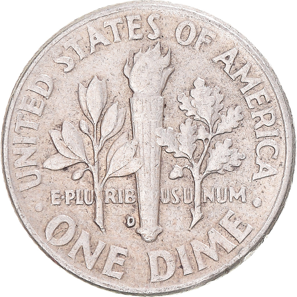 Moneda, Estados Unidos, Dime, 1962