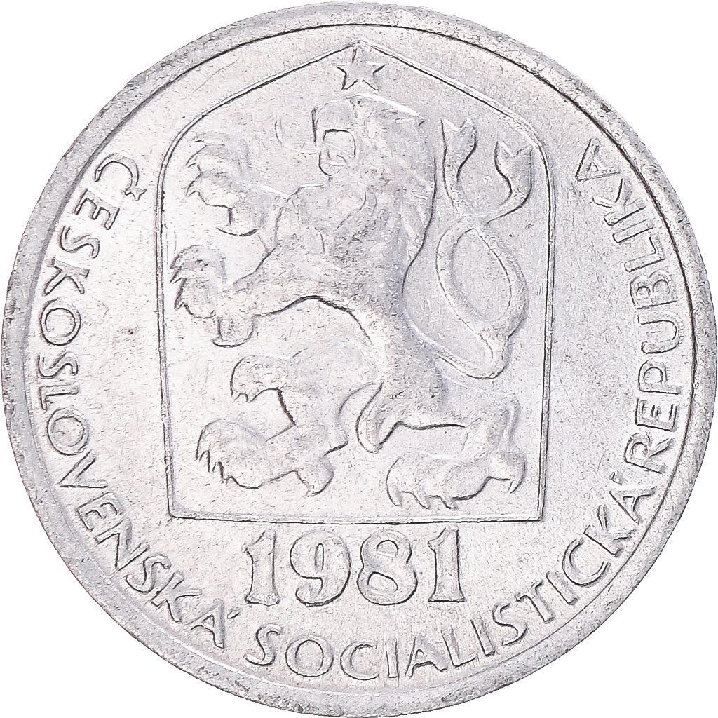 Moneta, Czechosłowacja, 10 Haleru, 1981