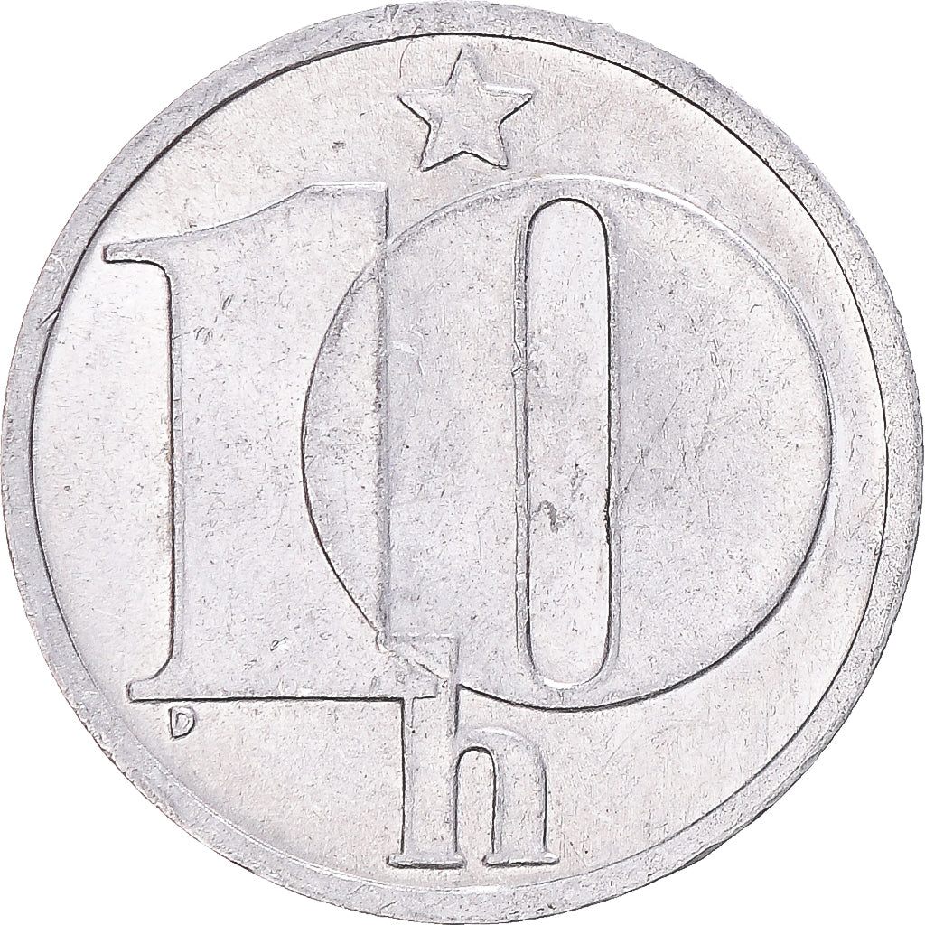 Moneta, Czechosłowacja, 10 Haleru, 1981
