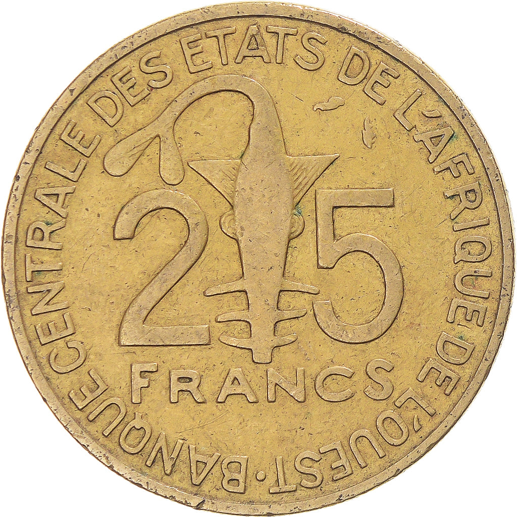 Coin, West African States, 25 Francs, 1978