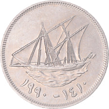 Coin, Kuwait, 100 Fils, 1990
