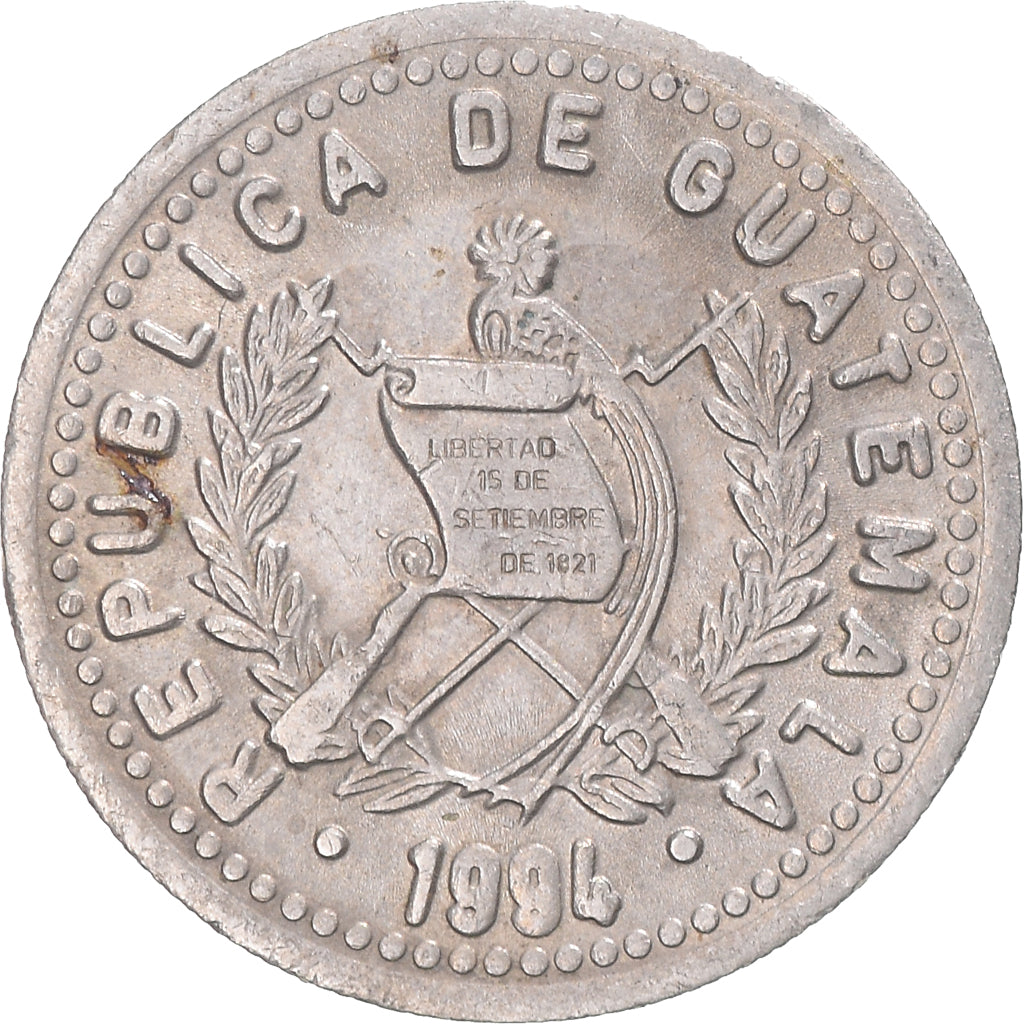 Monnaie, Guatemala, 10 Centavos, 1994