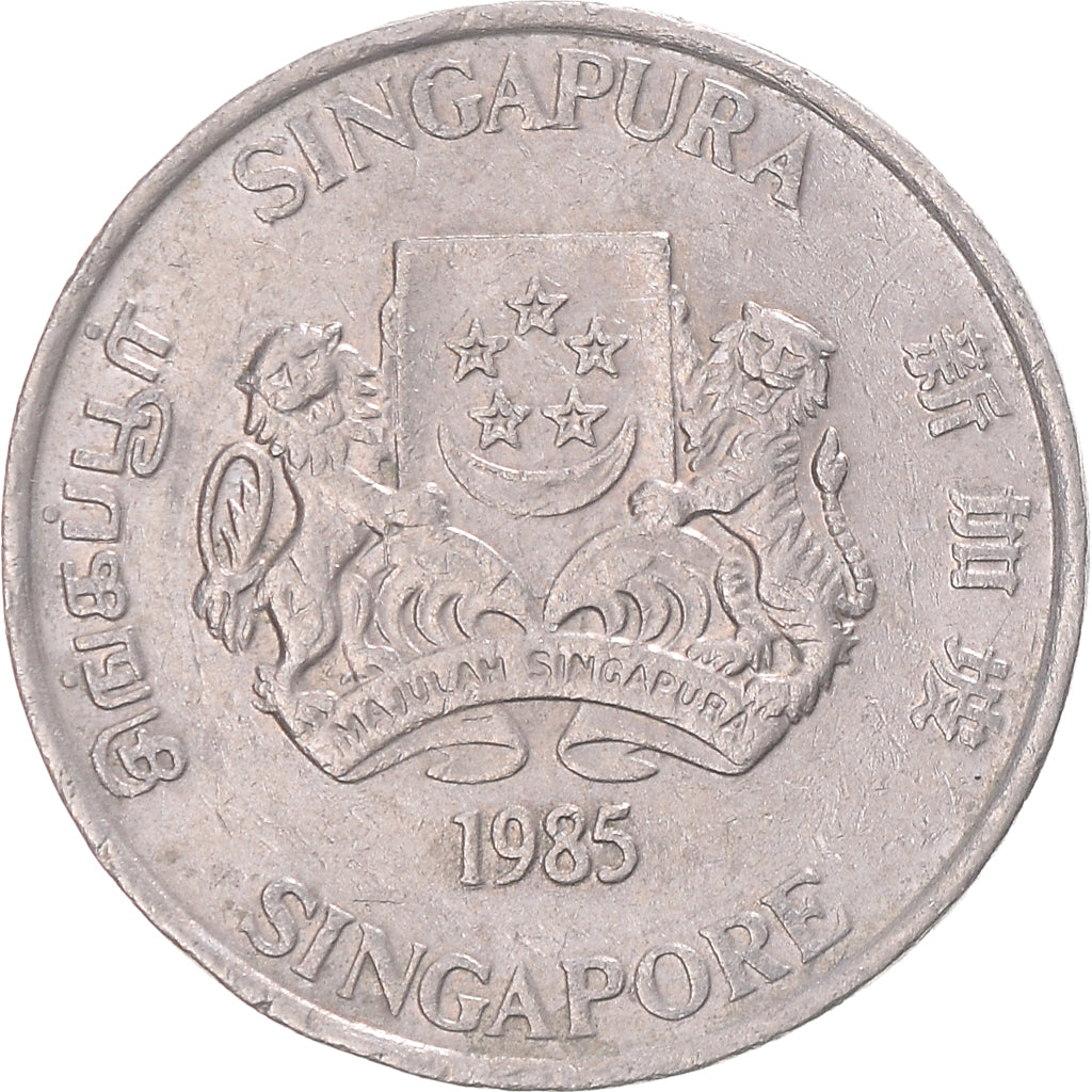 Munten, Singapur, 20 Cents, 1985