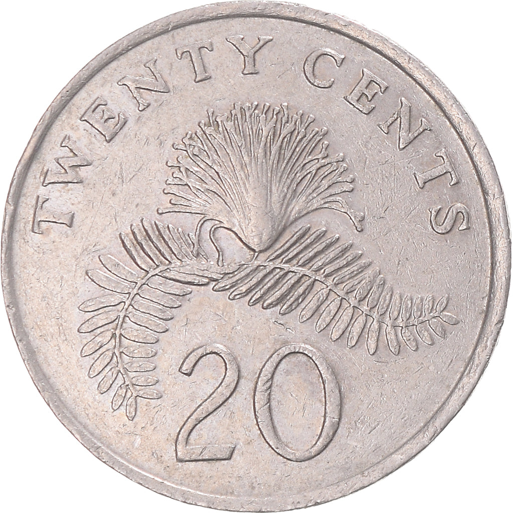 Munten, Singapur, 20 Cents, 1985