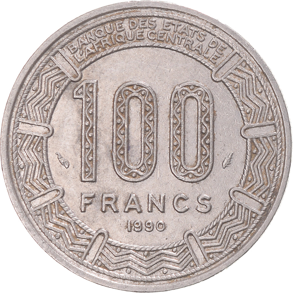 Munten, Tsjaad, 100 Francs, 1990