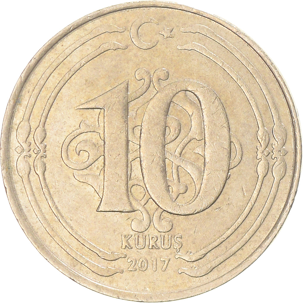 Munten, Turkije, 10 Kurus, 2017