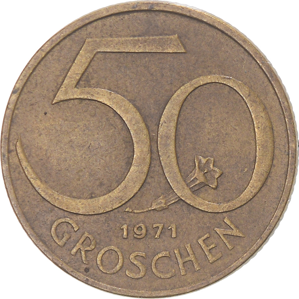 Moneta, Austria, 50 Groschen, 1971