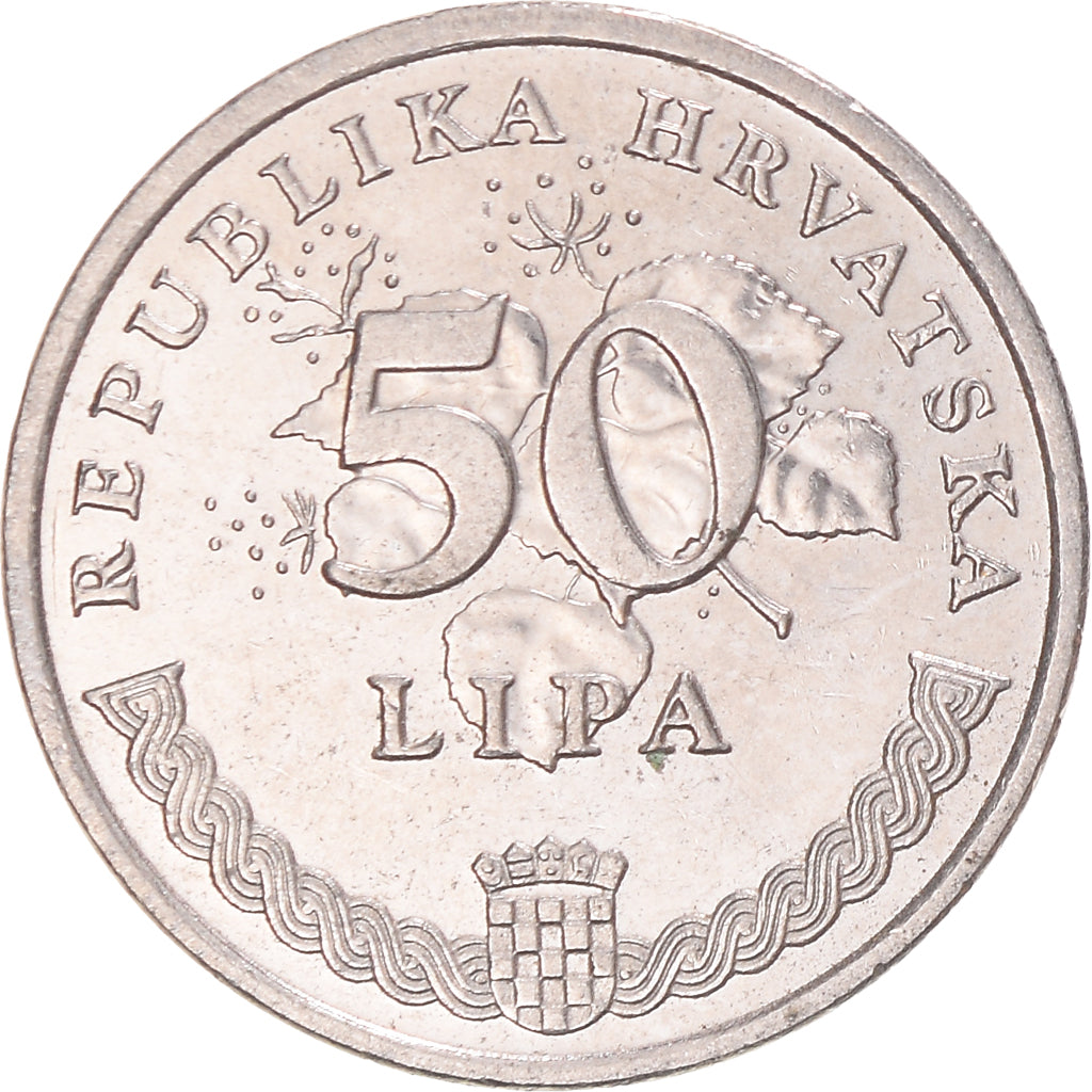Moeda, Croácia, 50 Lipa