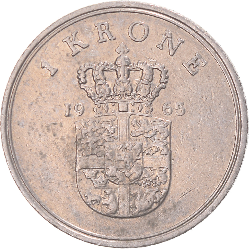 Monnaie, Danemark, Krone, 1965