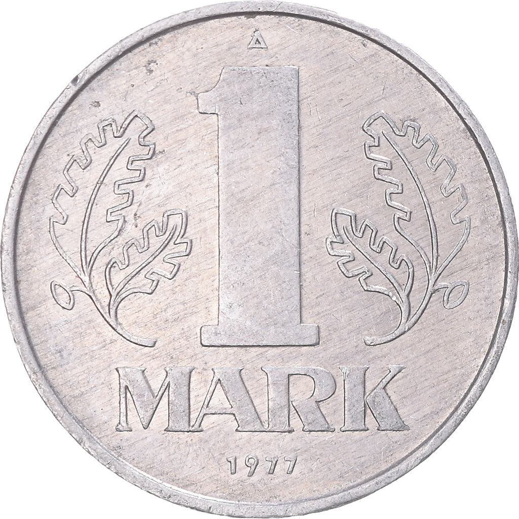 Moeda, ALEMANHA - REPÚBLICA DEMOCRÁTICA, Mark, 1977