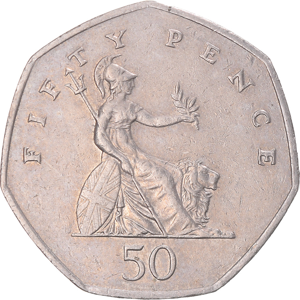 Munten, Groot Bretagne, 50 Pence, 2000