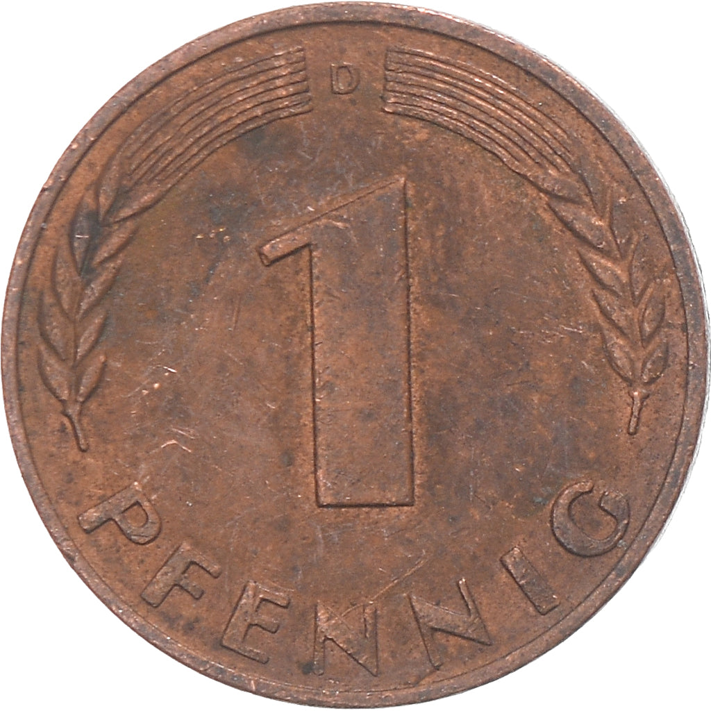Münze, Deutschland, Pfennig, 1967