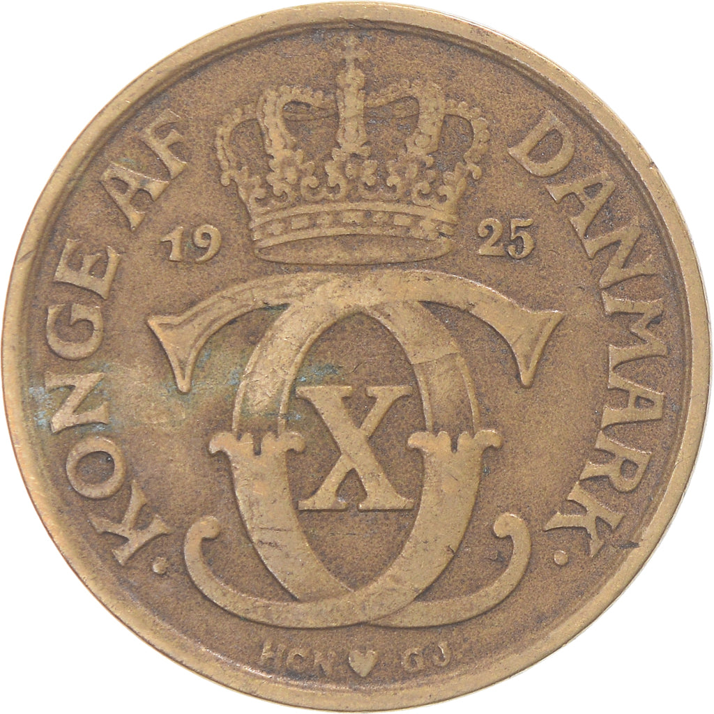 Monnaie, Danemark, Krone, 1925