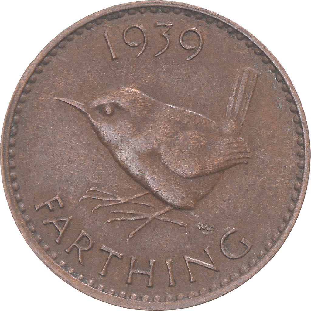 Münze, Großbritannien, Farthing, 1939