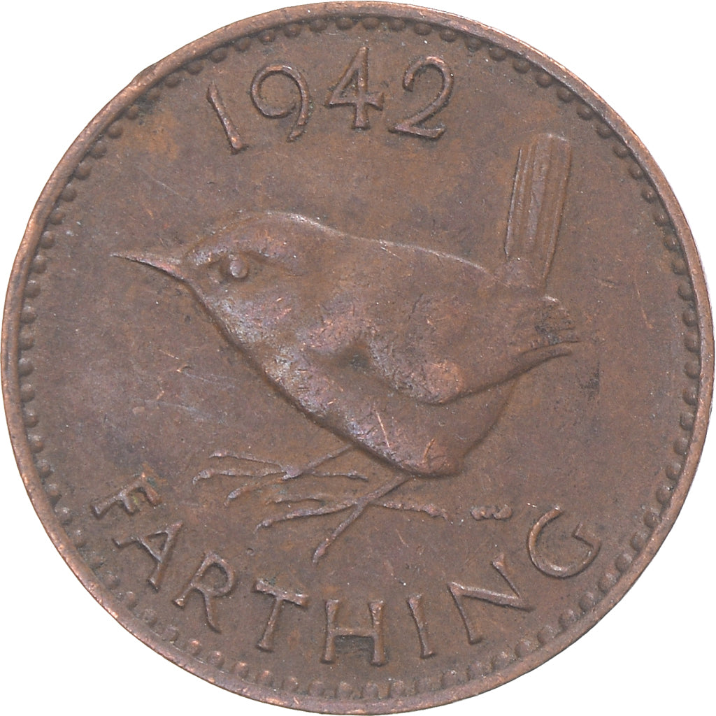 Moneta, Wielka Brytania, Farthing, 1942