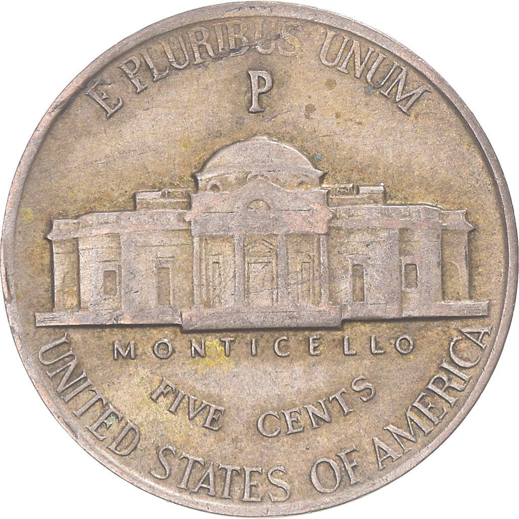 Moneda, Estados Unidos, 5 Cents, 1943