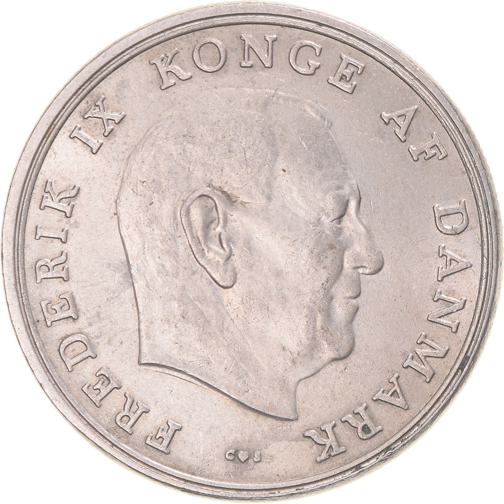 Coin, Denmark, 5 Kroner, 1961