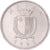 Coin, Malta, 25 Cents, 1993